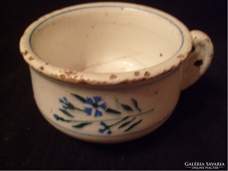 130-year-old comfrey cup with cornflowers, a rarity for sale
