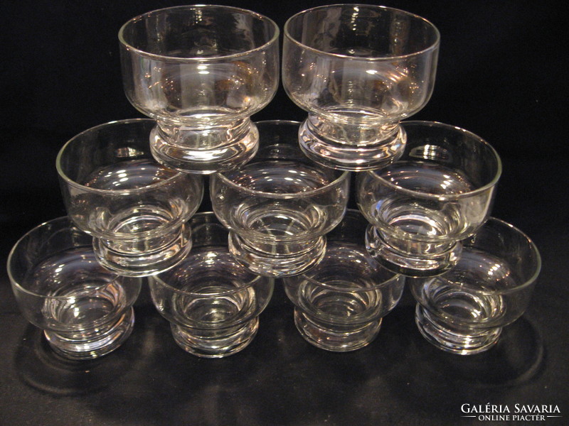 Set of 14 Scandinavian whiskey glasses, candle holder