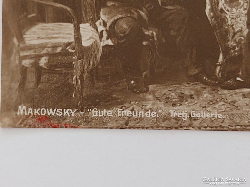 Old postcard 1914 art postcard
