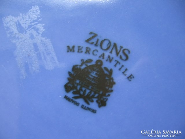 Gyűjtői ritkaság! Mormon Zions Mercantile amerikai  tányér