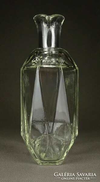 1G028 old zwack glass bottle 18.5 Cm
