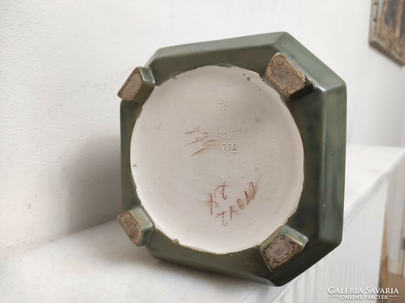 Antik jugendstil váza porcelán kerámia Austria jelzéssel szecesszió 197 5865
