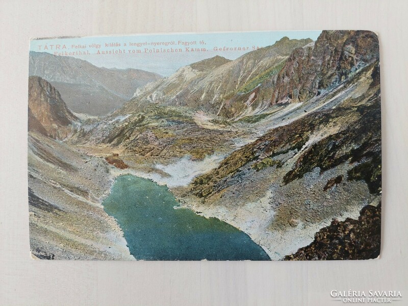 Tátra, Felkai völgy, 1910, régi képeslap