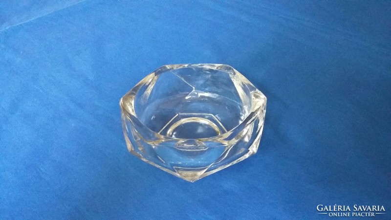 Small thick glass bowl