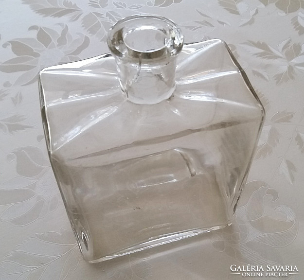 Old vintage large perfume bottle miller & moser cologne bottle 14 cm