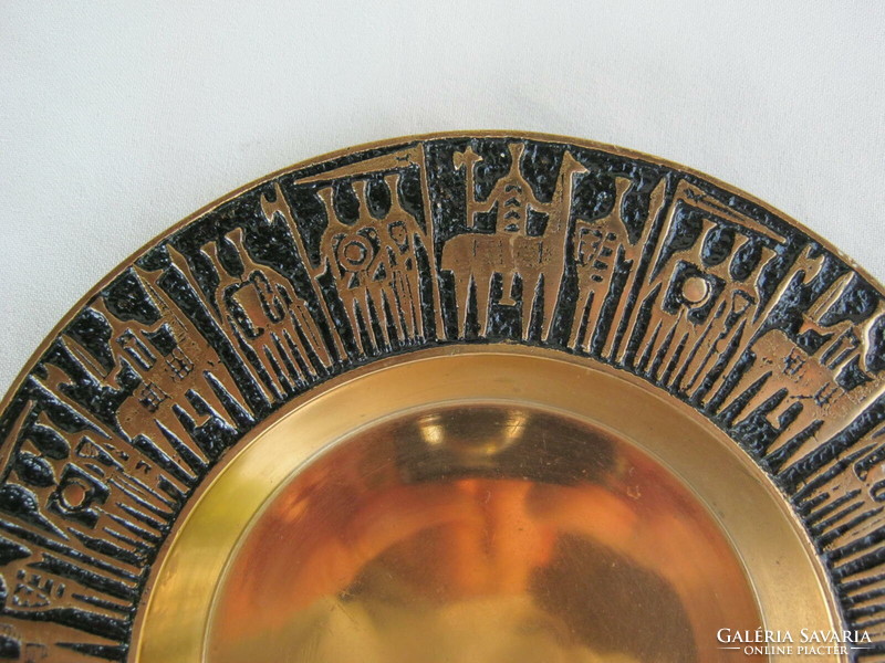 Retro ... Industrial bronze wall bowl