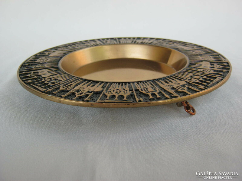 Retro ... Industrial bronze wall bowl