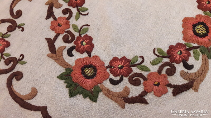 Folk embroidered cushion cover from the retro era 2 (l2891)