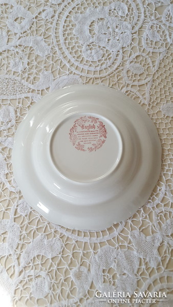 Lunéville English, French porcelain deep plate 5 pcs.