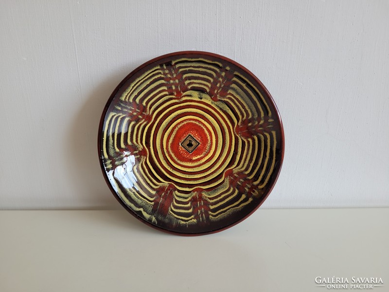 Retro old ceramic bowl wall plate decorative plate craftsman wall decoration