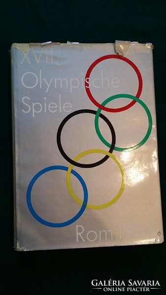 XVII. OLYMPISCHE SPIELE ROM 1960 - német-nyelvű - RITKASÁG (14)