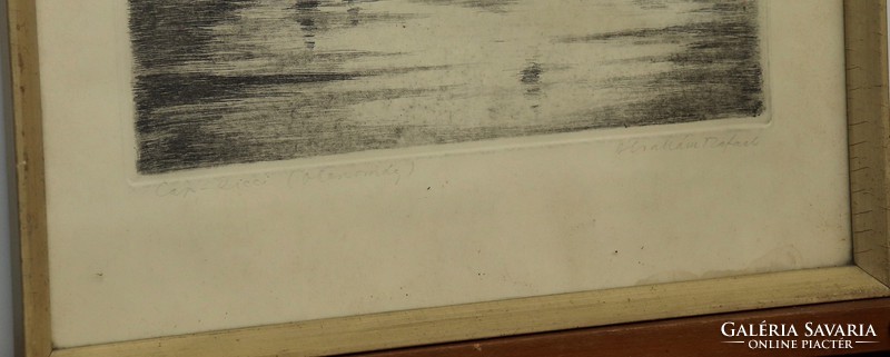 Ábrahám Raphael etching: cap-ricci