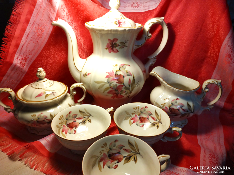 Antique tea and coffee porcelain pieces! Beautiful!
