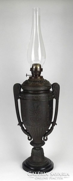 1J995 antique large kerosene lamp 65 cm