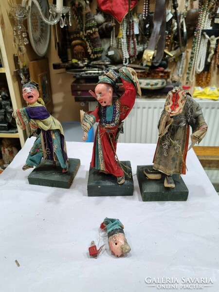 3 old Chinese figurines