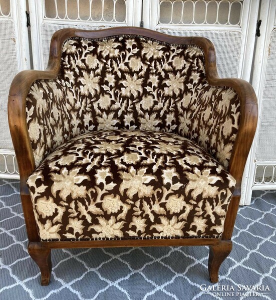 Part of a neo-baroque armchair set