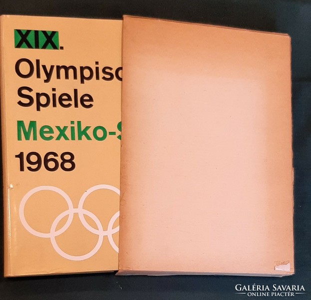 XIX. OLYMPISCHE SPIELE MEXIKO-STADT 1968 német-nyelvű - RITKASÁG (22)