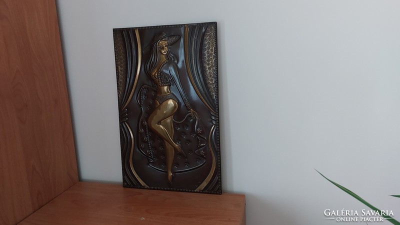 Copper relief 43x28 cm