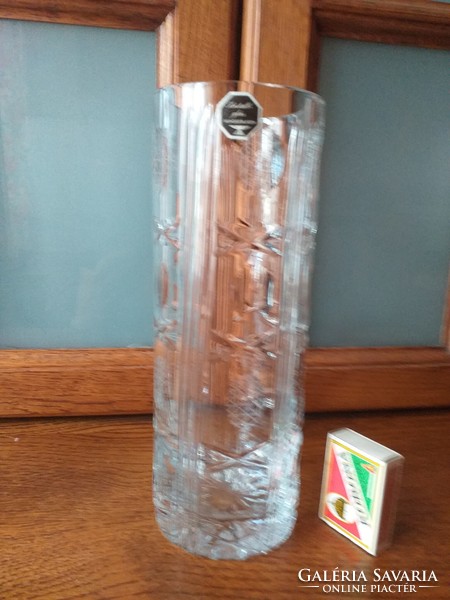 Crystal vase 23 cm