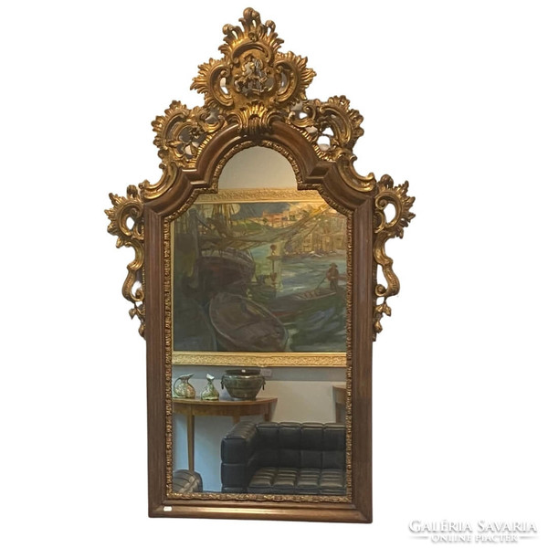 Contemporary baroque gilded mirror b241