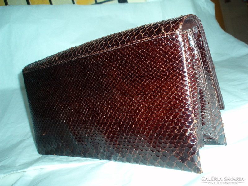 Vintage Perez Spanish Snakeskin Envelope Handbag