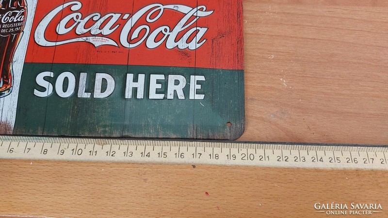 Nosztalgia Coca-cola fémtábla