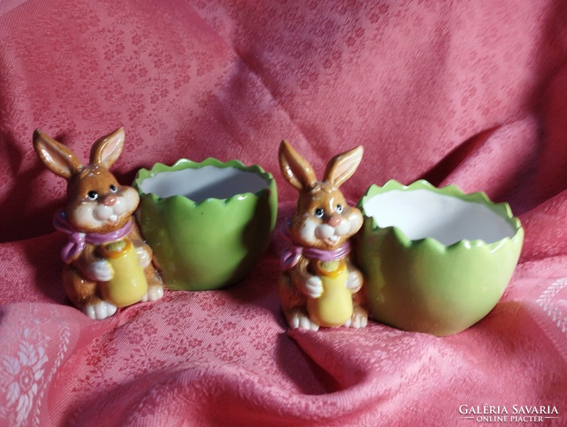 Bunny ceramic kaspo for cactus