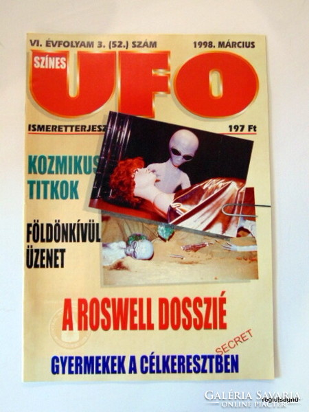 1998 March / colorful UFO / original newspaper for birthday :-) no.: 20455