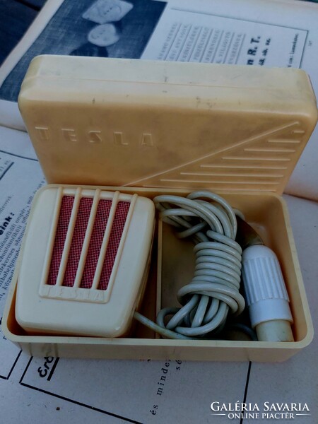 Tesla amd 103 microphone in box. (1958-1965)
