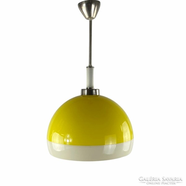 Yellow and white cheerful deer ceiling lamp