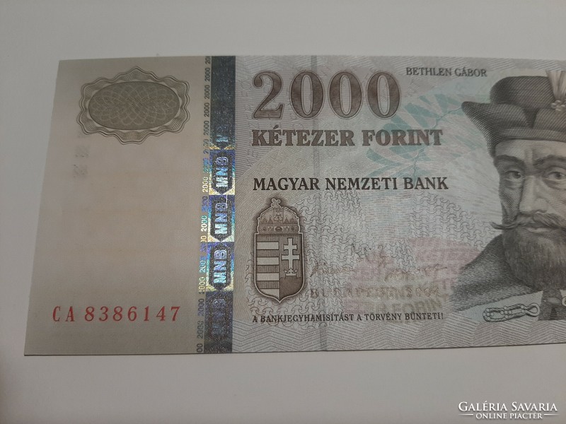 2000 Forint banknote 2004 ca unc rare !!