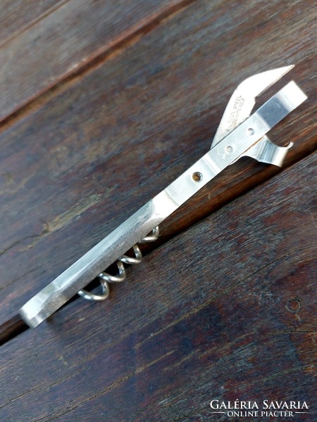 Corkscrew and can opener.