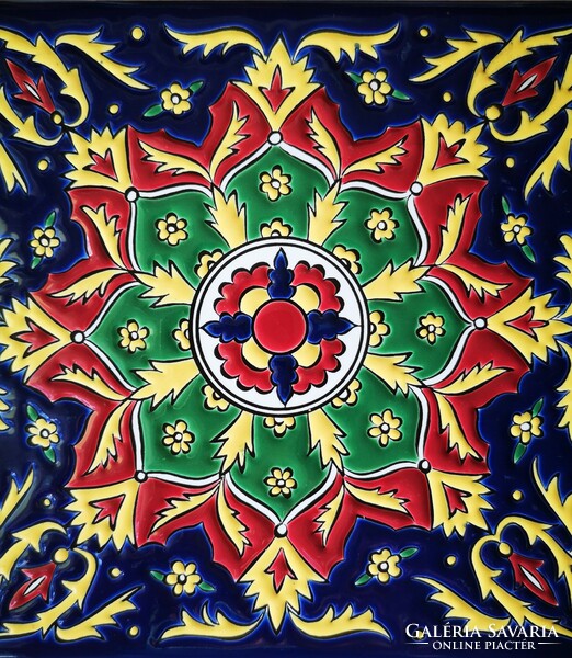 Greek tiles with an oriental pattern