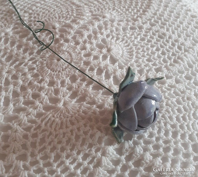 1 szál halvány lila kerámia ázsiai boglárka
