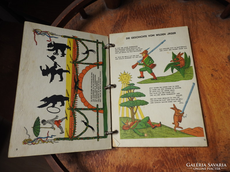Antique - clasp - German storybook - der strüwwelpeter otto bilderbuchverlag