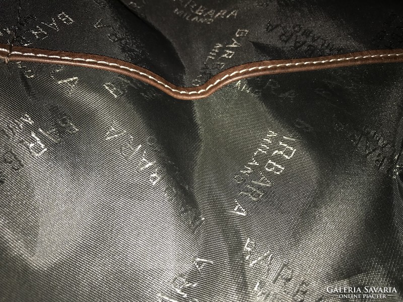Barbara Milano! Unique vintage handmade leather bag