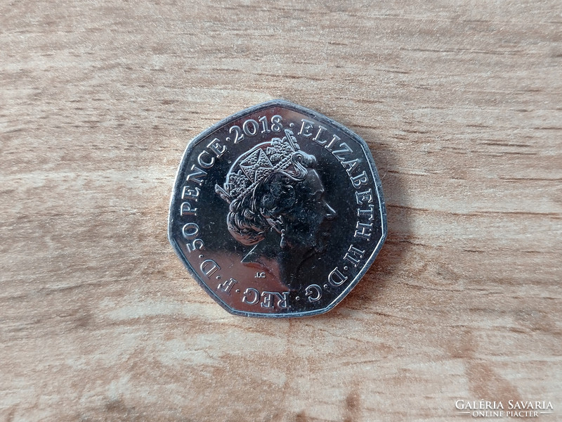 Angol 50 penny / pence - "1918 Representation of the People" - 2018