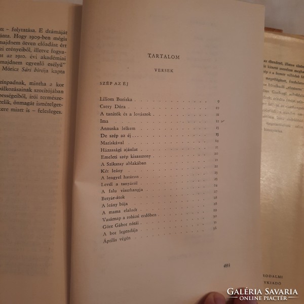 Géza Gárdonyi: poems - dramas fiction book publisher 1966