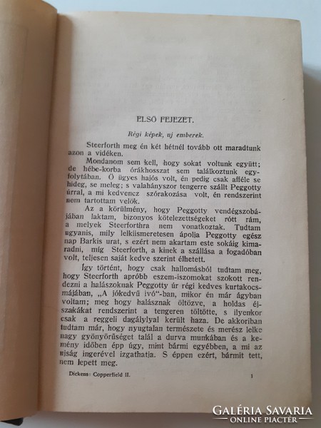 Old book 1905 novel dickens copperfield david ii.