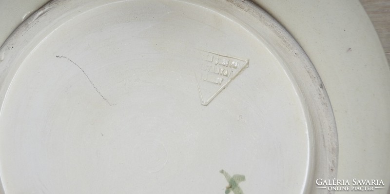 Old marked Turkish decorative wall plate