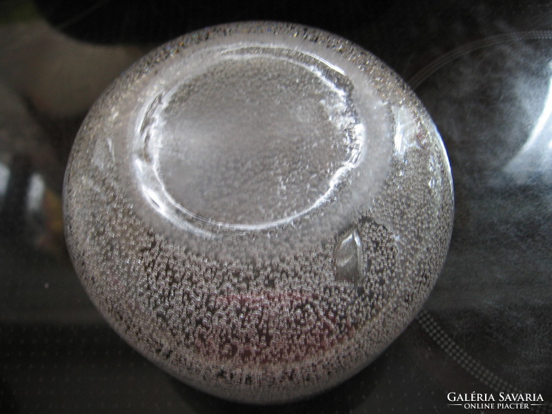 Buborékos üveg váza nehezék