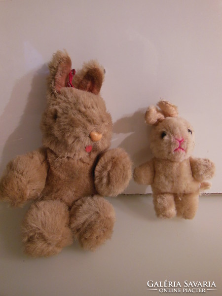 NYÚL - 2 db !! - RÉGI - 15 cm - 11 cm - NÉMET - HIBÁTLAN
