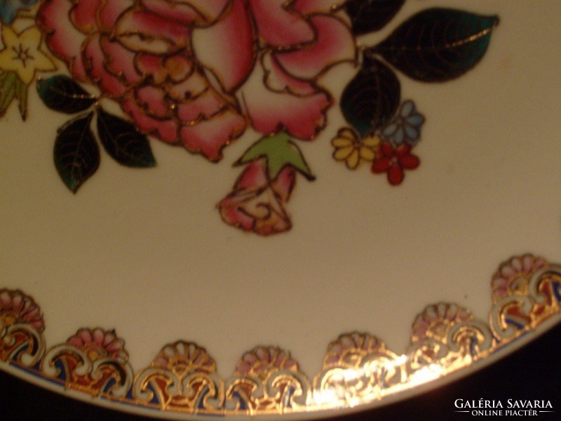 Antique 20 cm porcelain bowl, rarity with rich outstanding contour gilding, perfect as a gift