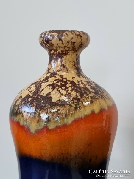 Decorative dümler & breiden fat lava ceramic vase - '60s