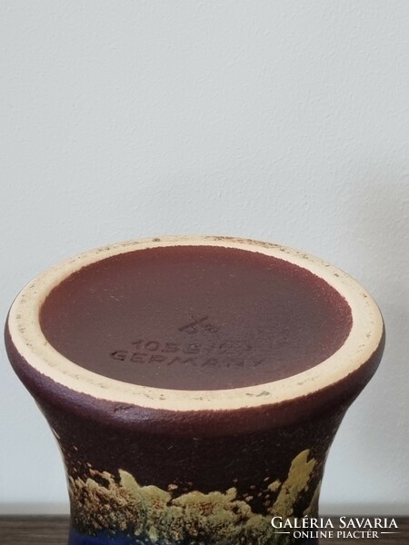 Decorative dümler & breiden fat lava ceramic vase - '60s