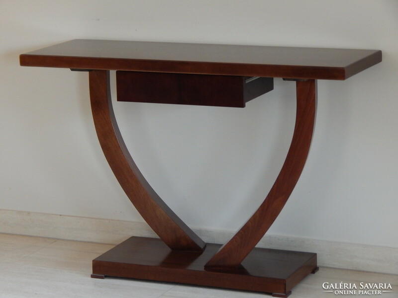 Art Deco fiókos konzol asztal. ( B - 37 )