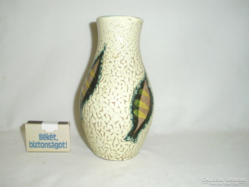 Vintage repesztett kerámia váza