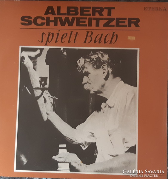 Albert schweitzer spielt bach lp vinyl record vinyl