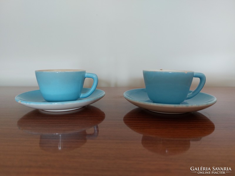 Old blue kp granite coffee cup mocha 2 pcs