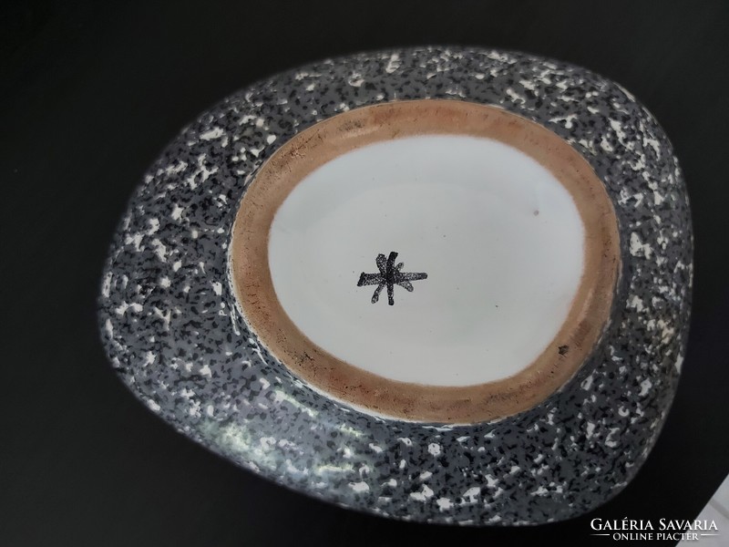 TEGYEN RÁ EGY AJÁNLATOT! Iparművészeti kerámia ikebana váza a 70-es, 80-as évekből 127